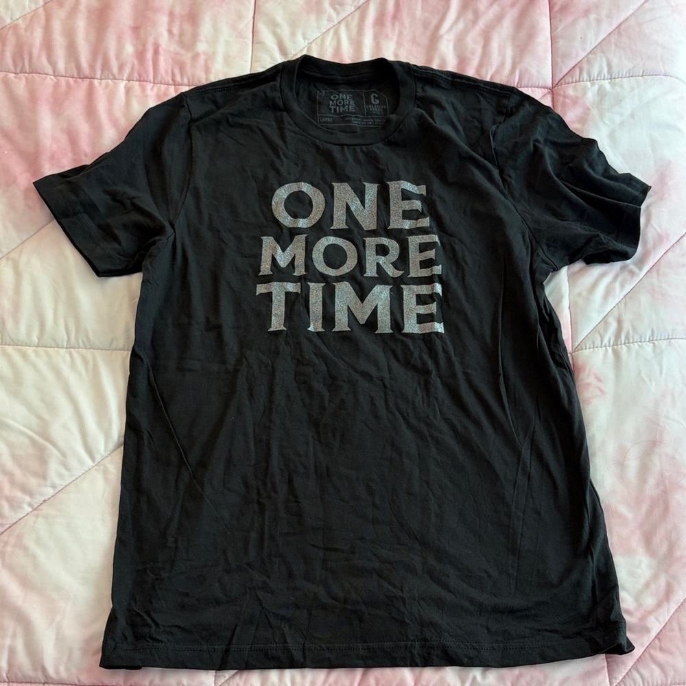 One More Time Broadway Tee - Size Large